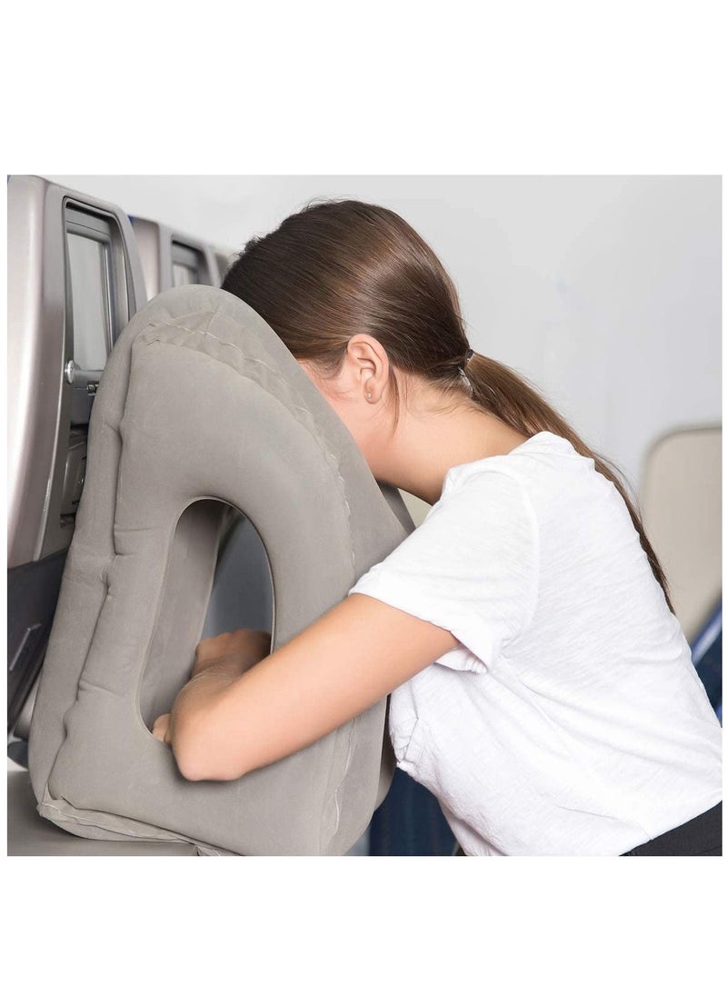 WALALLA - Portable Inflatable Travel Neck Support Pad, Head Pillow for Sleeping on Office Train Car - Image 1