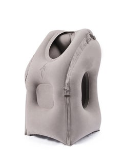 Portable Inflatable Travel Neck Support Pad, Head Pillow for Sleeping on Office Train Car