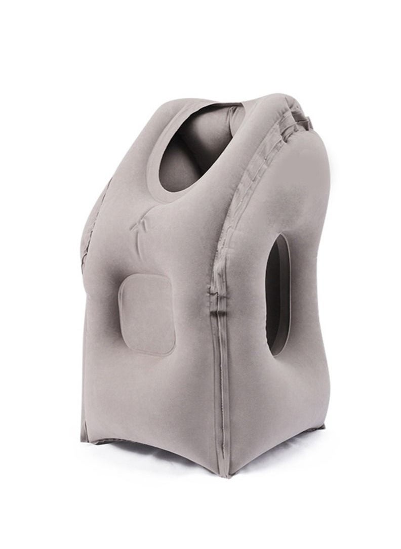 WALALLA - Portable Inflatable Travel Neck Support Pad, Head Pillow for Sleeping on Office Train Car - Image 1
