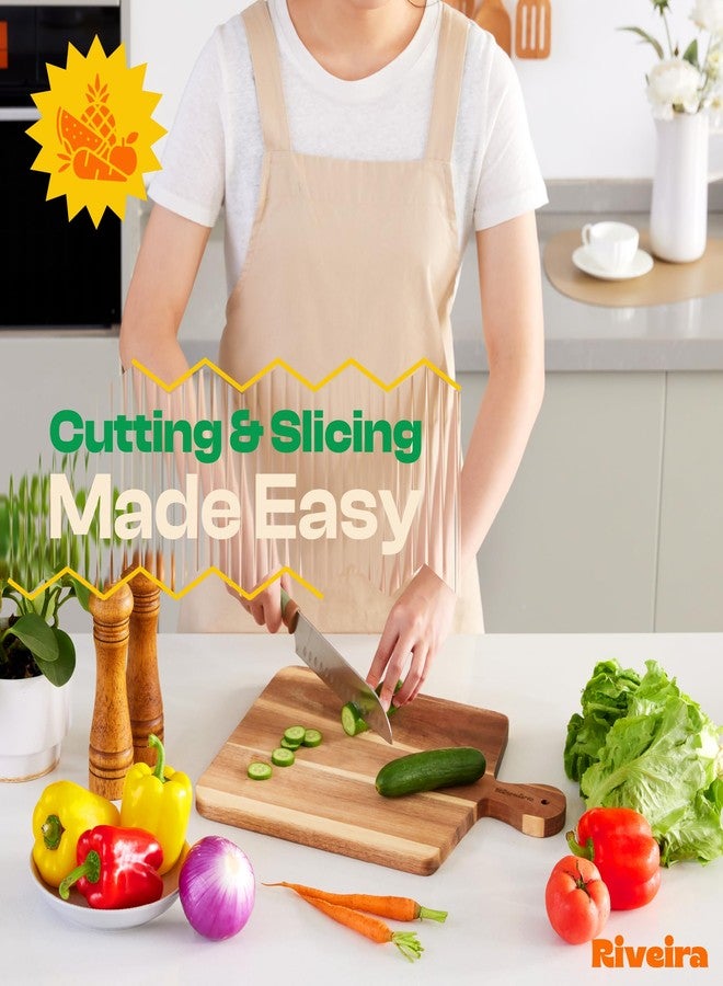 Riveira Acacia Wood Cutting Board – Gourmet Acacia Grandeur: Wooden Cutting Board – Natural Wooden Cutting Boards For Kitchen Decorative – Innovative Juice Grooves Acacia Wooden Chopping Board - Image 2