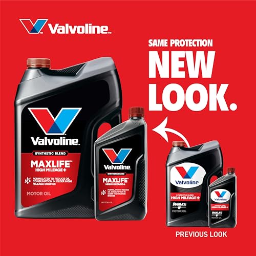 Valvoline High Mileage 150K with Maxlife Plus Technology 10W-30 Motor Oil 5 Quart - Image 3