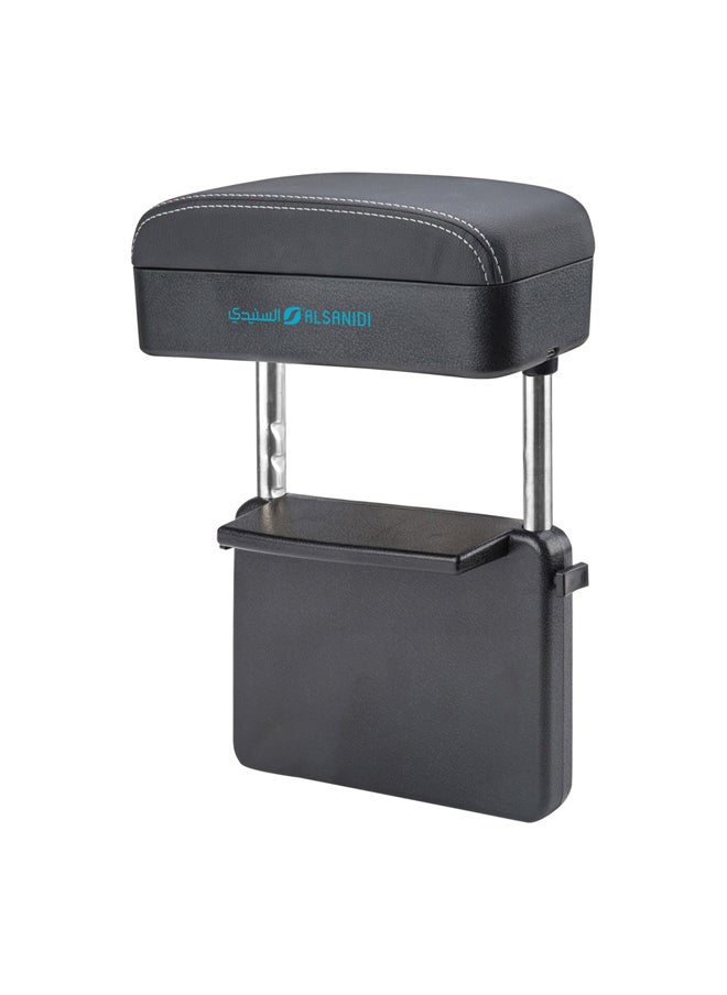 AL SANIDI Car Armrest organizer and holder Side Car Seat Organize Black 9x24 Cm  - Image 1