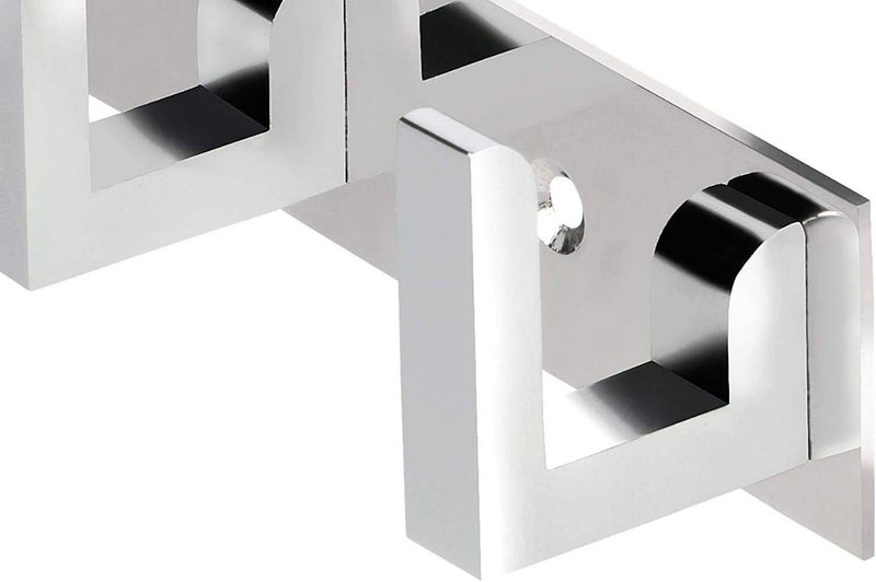 iSTAR 4 Pin Bathroom Cloth Hooks Hanger Door Wall Bedroom Bathroom Robe Hooks Rail for Hanging Keys,Clothes,Towel Steel Hook (Silver Pack of 4) - Image 5