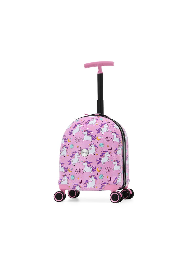 VERAGE Travel Rolling Bag For Kids And Toddlers ,Pink(15-inch) - Image 1