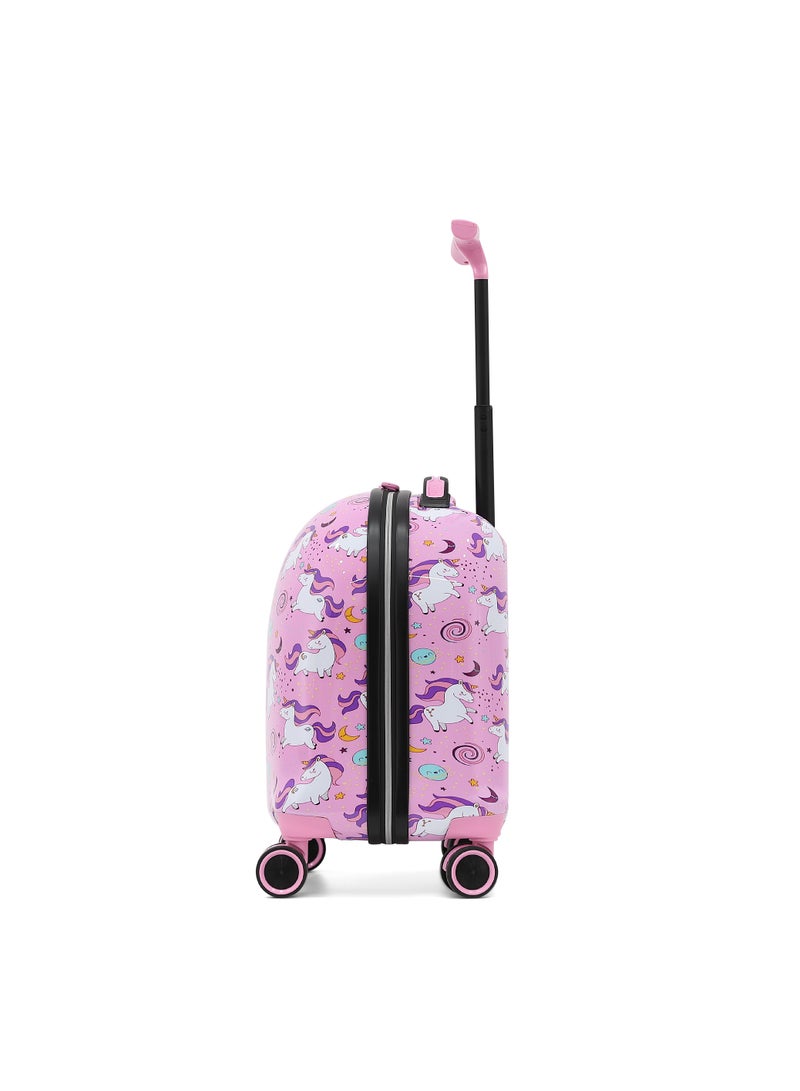 VERAGE Travel Rolling Bag For Kids And Toddlers ,Pink(15-inch) - Image 2