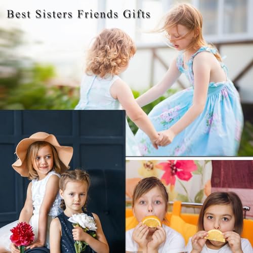 squishy 2Pcs Friendship Necklace, Friendship Gifts, Best Friend Necklace for Girls, Meaningful Gift for Friendship Celebrations (2Pcs（Pink) - Image 2