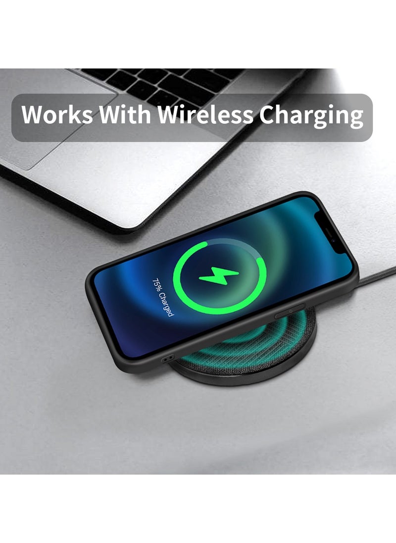 UCHUANG - Compatible with apple iPhone Xs Max Full Coverage for Protective Case, Ultra Slim Soft Silicone Gel TPU Cover, Matte Surface Ultra-Thin Case, for iPhone iPhone Xs Max (Black) - Image 1