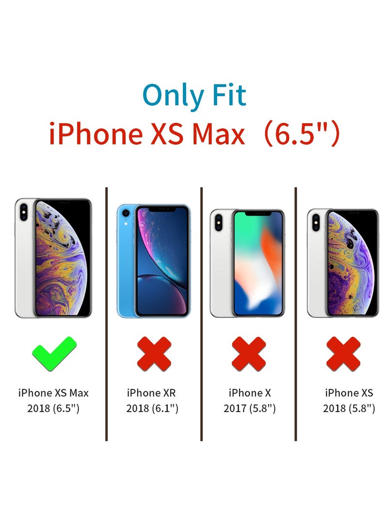 UCHUANG - Compatible with apple iPhone Xs Max Full Coverage for Protective Case, Ultra Slim Soft Silicone Gel TPU Cover, Matte Surface Ultra-Thin Case, for iPhone iPhone Xs Max (Black) - Image 1