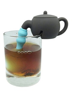 Silicone Tea Infuser Sky Blue/Black 0.057kg