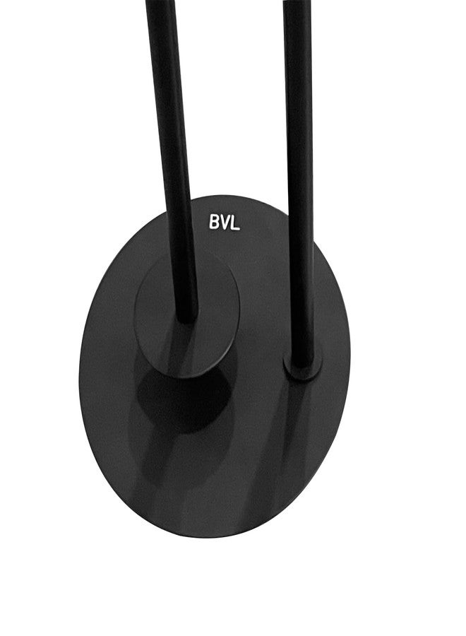 BVL Toilet Paper Holder Stand, Matte Black with Extra Heavy Base, Holds 5 Rolls, Waterproof Pad, Minimalist Design, 304 Stainless Steel, Rustproof & Space-Saving with Hook - Image 4