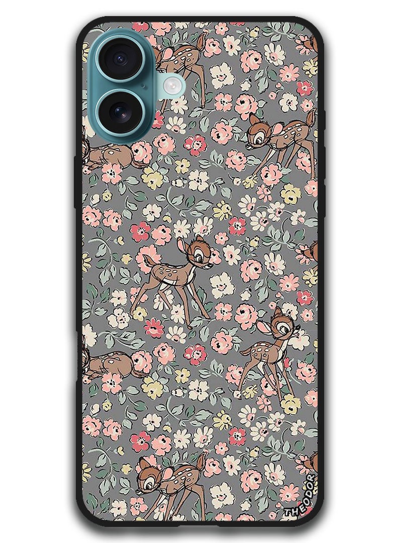 Theodor Protective Case Anti Scratch Shock Proof Bumper Cover For iPhone 16 Plus (6.7)-inch Deer (2) - Image 1