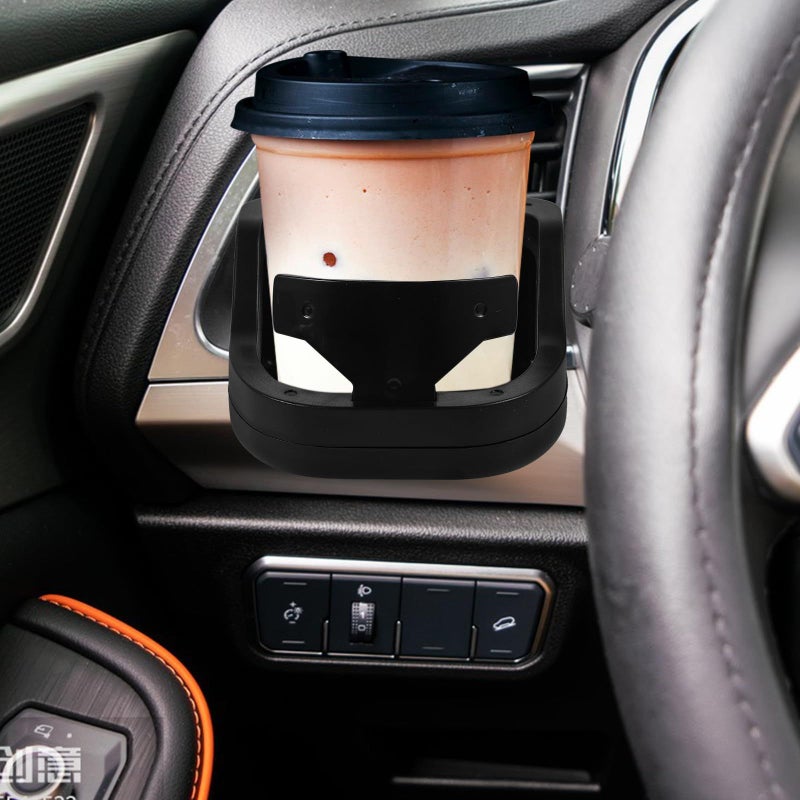 Car Air Vent Cup Holder Auto Drink Can Holder for Vehicle Black Travel Daily - Image 4