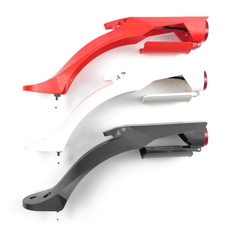Scooter Rear Mudguard: Black High-quality PC Thickened Frame - Waterproof High-brightness Brake Light, Anti-splash Wear-resistant Replacement Part for M365/1S/PRO/PRO2 Electric Scooters Night Riding - Image 2
