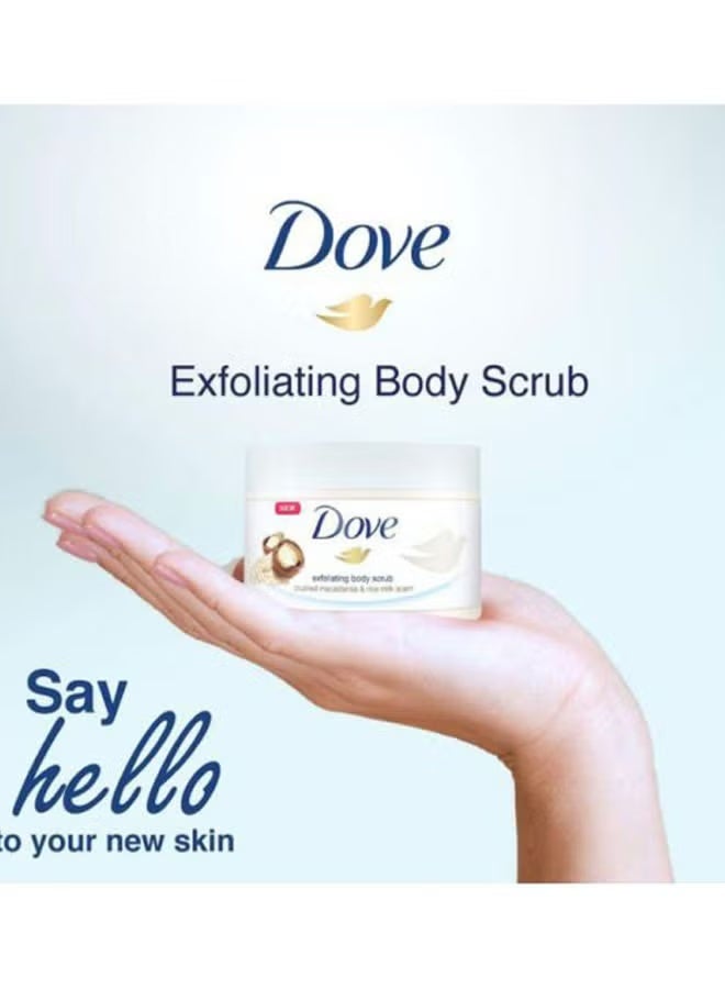 دوف مقشر دوف بخلاصة مسحوق المكاديميا وحليب الأرز 298 جرام - Image 5