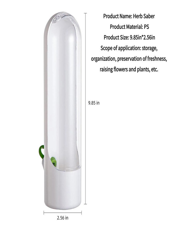 Ristpal 3Pack Herb Saver for Refrigerator for Cilantro, Parsley, Asparagus, Mint,Vegetable Preservation Containers, Keeps Greens Vegetables for 2-3 Weeks - Image 2