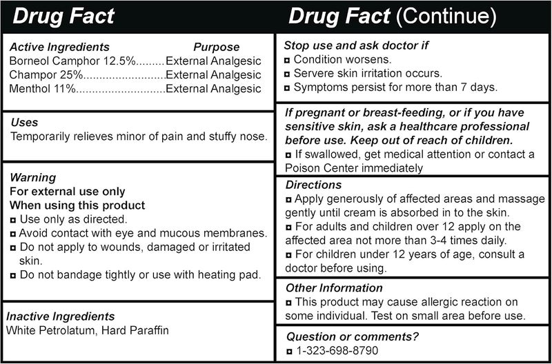 WANG PROM Herbal Balm 50g Blue Cool Salve - Image 4