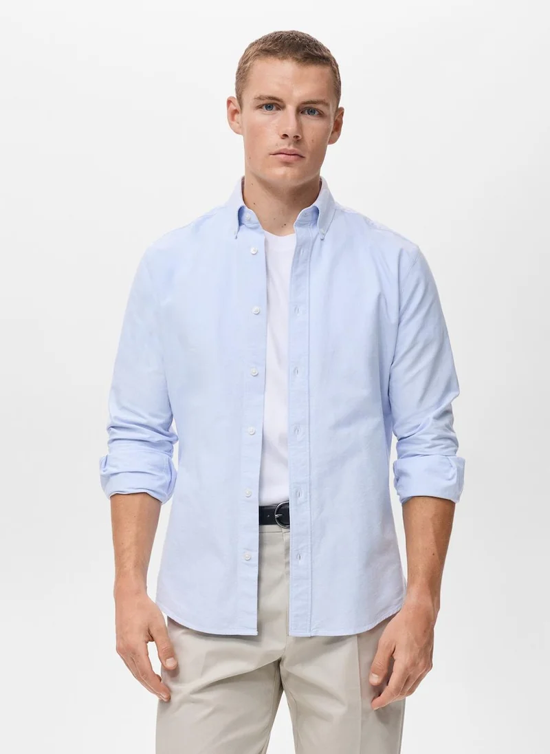 Mango Man 100% cotton Oxford shirt