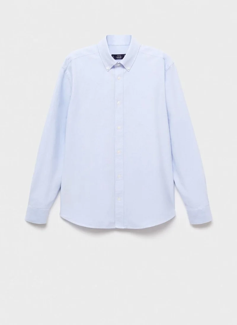 Mango Man  100% cotton Oxford shirt for Men | Best Price UAE