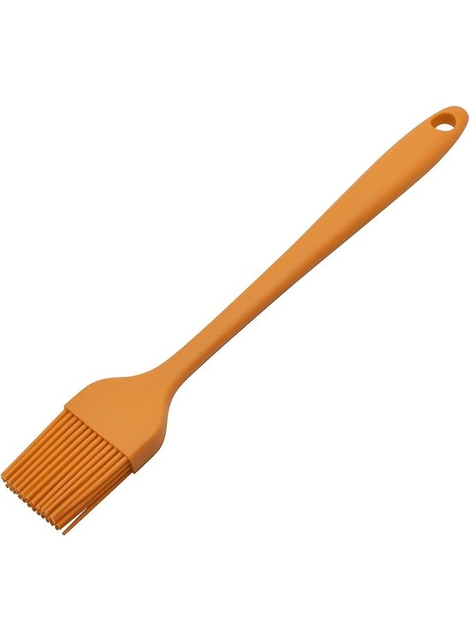 Silicone Oil Brush for Cooking and Baking, Food Grade BBQ Basting Brush for Oil, Butter, Sauce and Marinade, Heat Resistant Kitchen Pastry Brush, Multicolor - Image 2