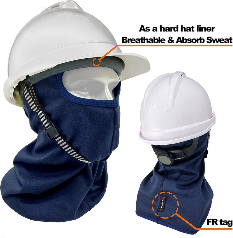 Fullsheild FR Balaclava Face Mask Flame Resistant Balaclava FR Mask for Men Arc Rated NFPA2112 CAT2 Cover Hood for Welding - Image 2