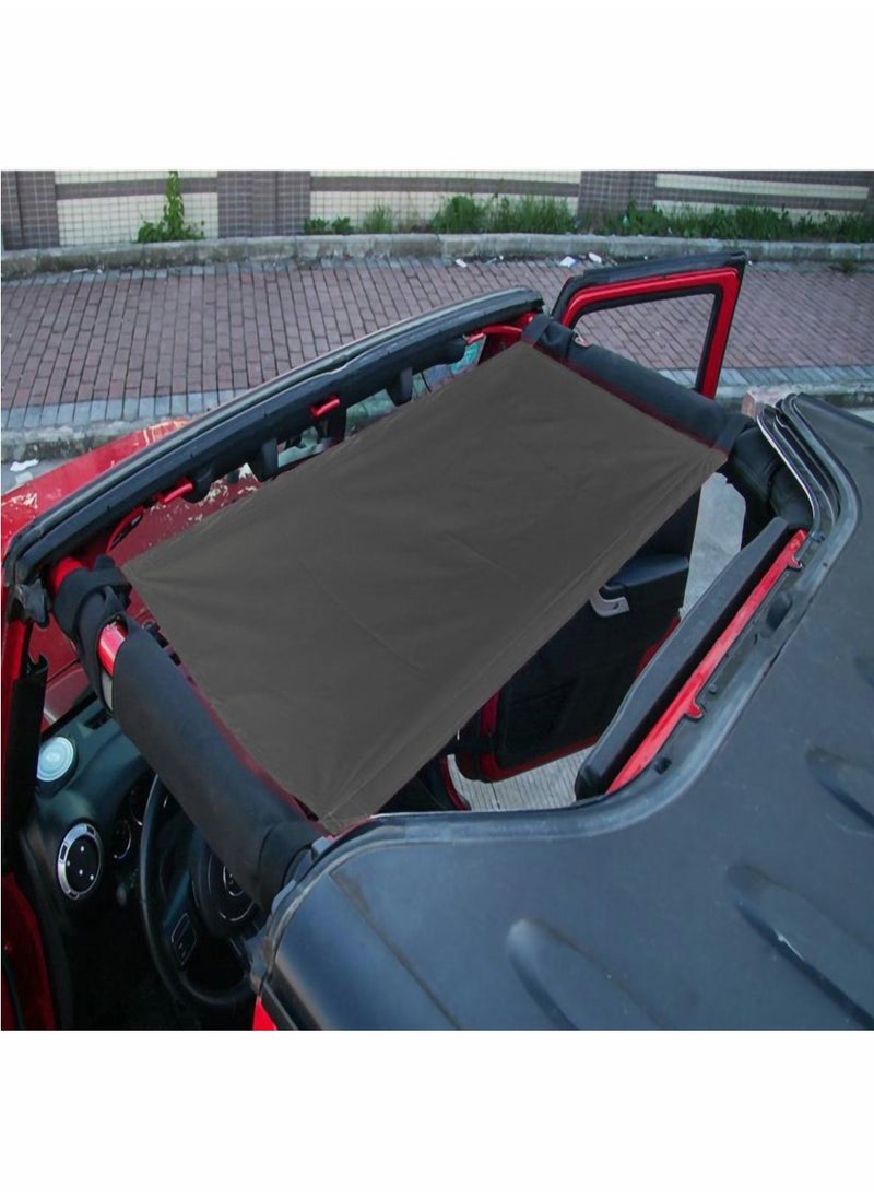SYOSI Car Roof Hammock, Compatible with Jeep Gladiator JT & Jeep Wrangler YJ, TJ, JK, JKU, JL, JLU 1987-2020 4-Door and 2-Door  - Image 5