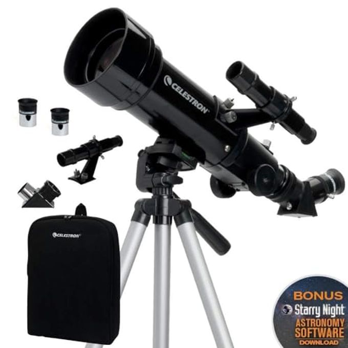 Celestron Travel Scope 70 Portable Refractor Telescope  70Mm Aperture, Fully-Coated Glass Optics  Includes Tripod, Backpack & Software  Ideal For Beginners & Travel - Image 5