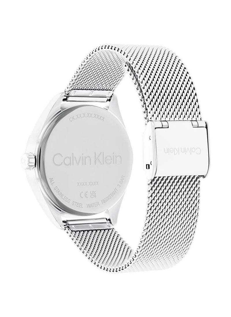 CALVIN KLEIN ساعة Essentials 3H النسائية المصنوعة من الفولاذ المقاوم للصدأ - 25200193  - Image 3