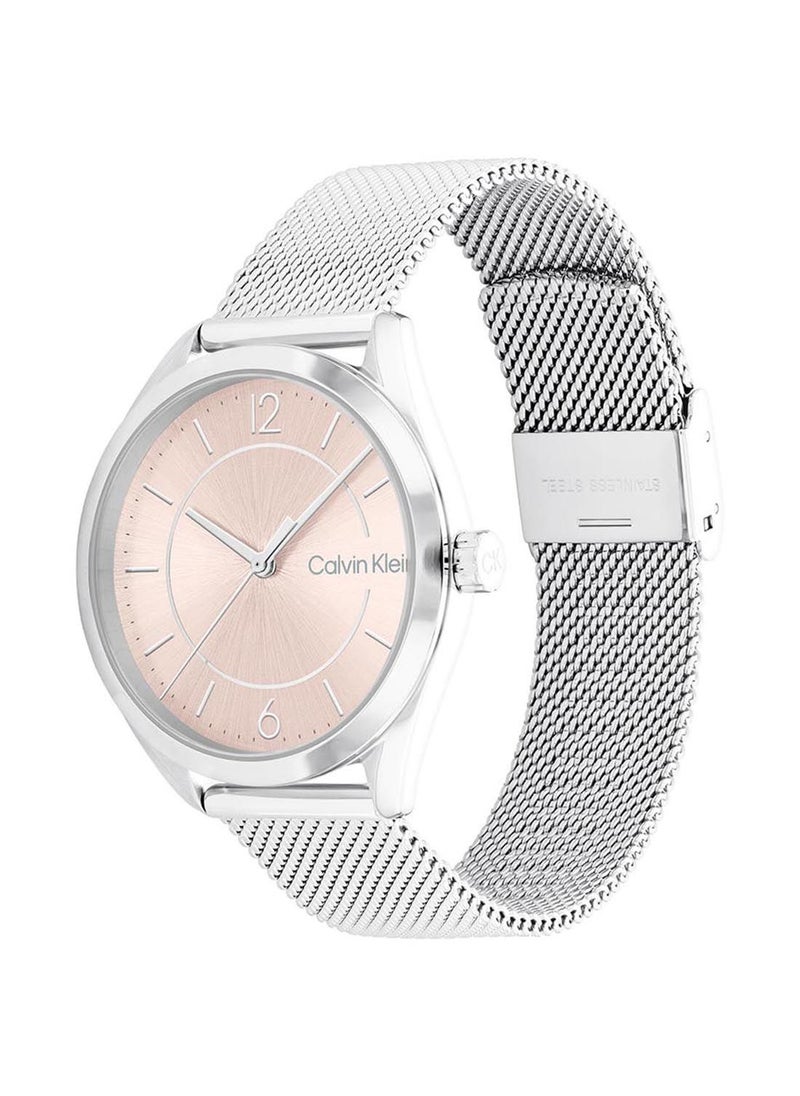 CALVIN KLEIN ساعة Essentials 3H النسائية المصنوعة من الفولاذ المقاوم للصدأ - 25200193  - Image 2