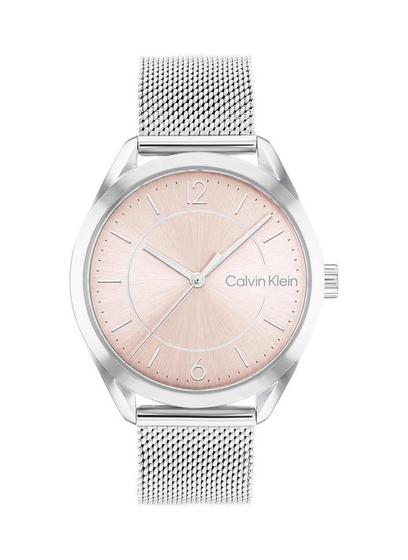 CALVIN KLEIN ساعة Essentials 3H النسائية المصنوعة من الفولاذ المقاوم للصدأ - 25200193  - Image 1