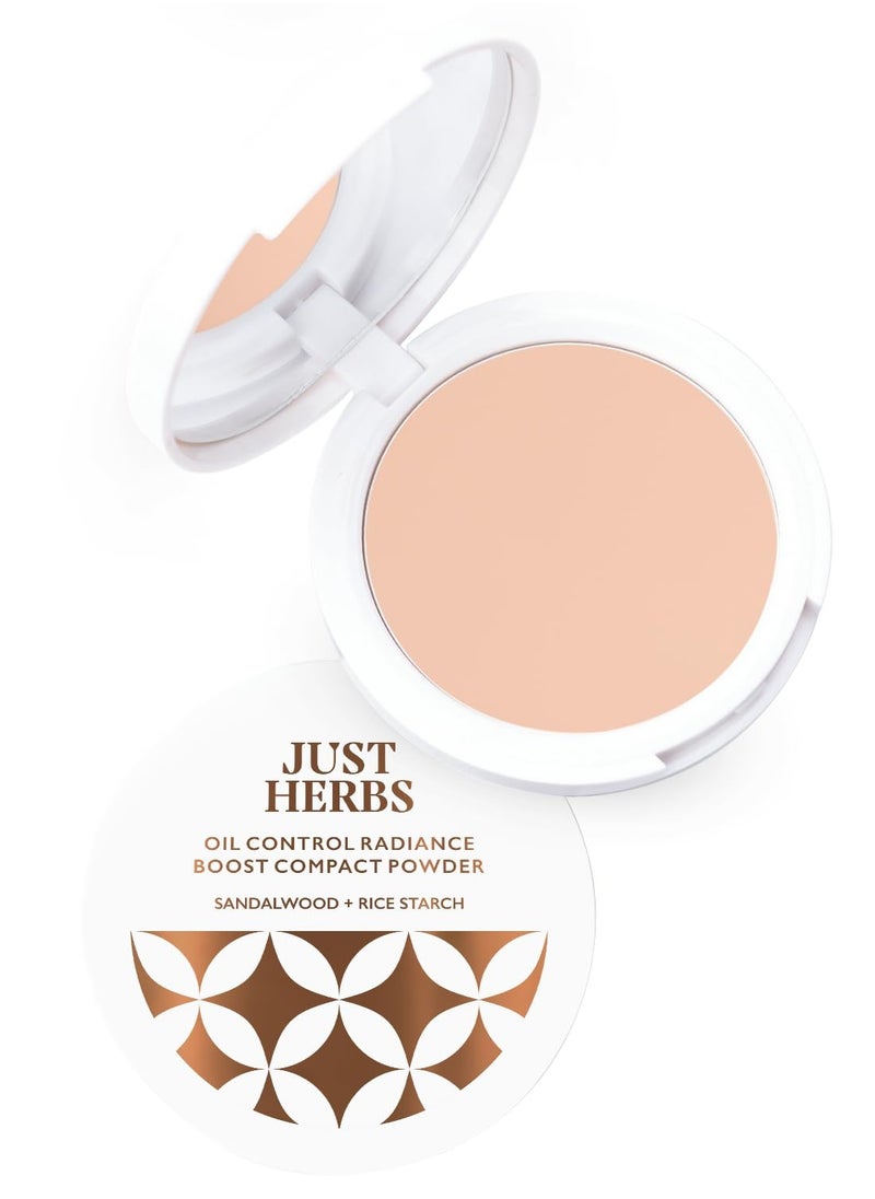 Just Herbs Just Herbs Oil Control Radiance Booster Age Defying Compact Powder 9g  - Image 1