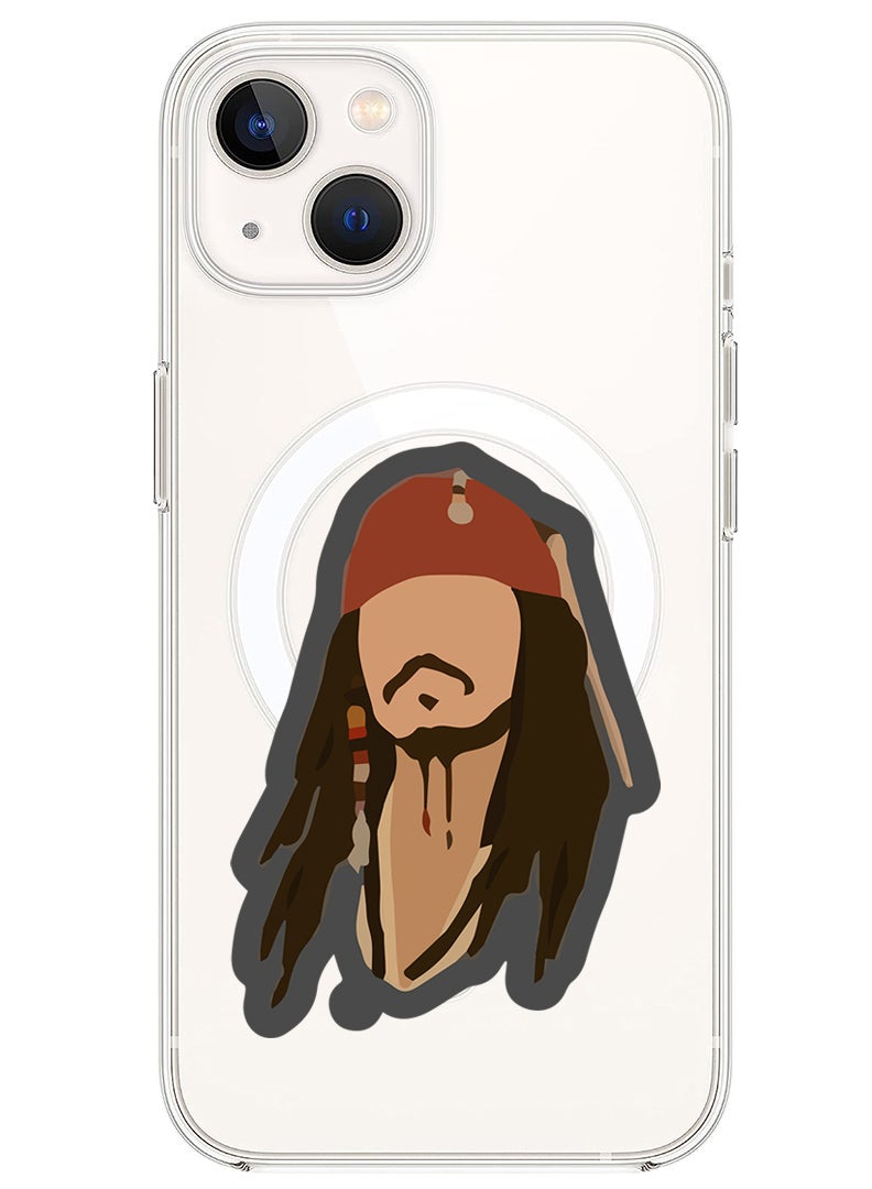 Theodor Magnetic Case for iPhone 14 Plus 6.7-inch Compatible with MagSafe Wireless Charging, Shockproof Phone Bumper Cover Pirate - Image 1