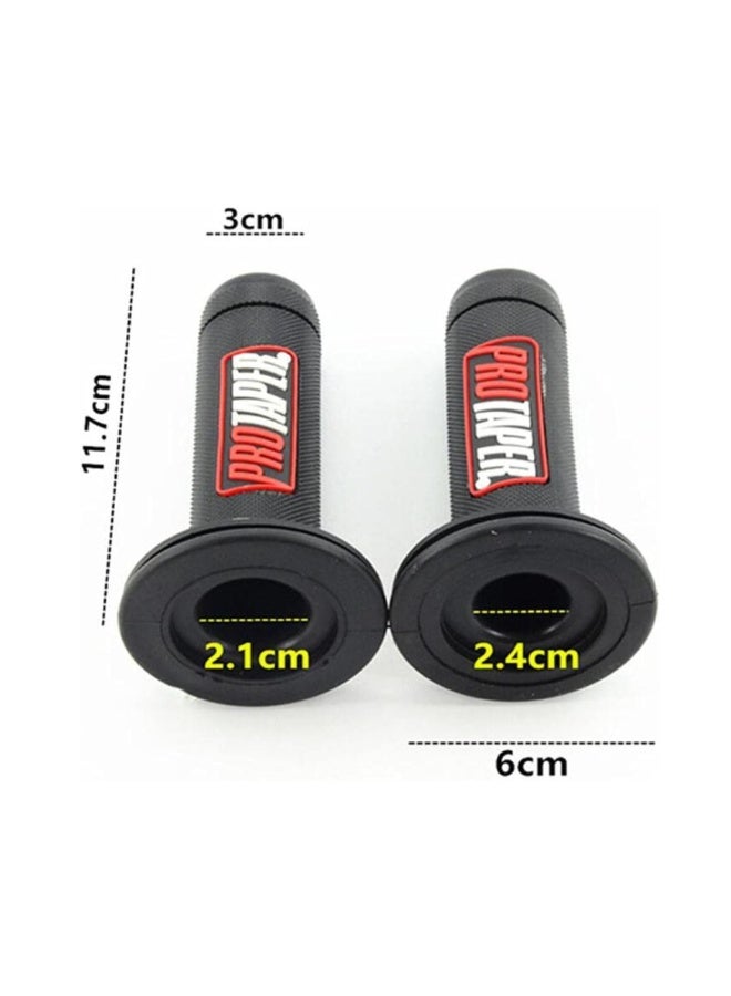 ProTaper Synergy Dual Density MX Handlebar Grips 7/8 Inch Black – Non-Slip Motorcycle Handle Grips for Motocross, Dirt Bike, Pit Bike & Off-Road Bikes - Image 2