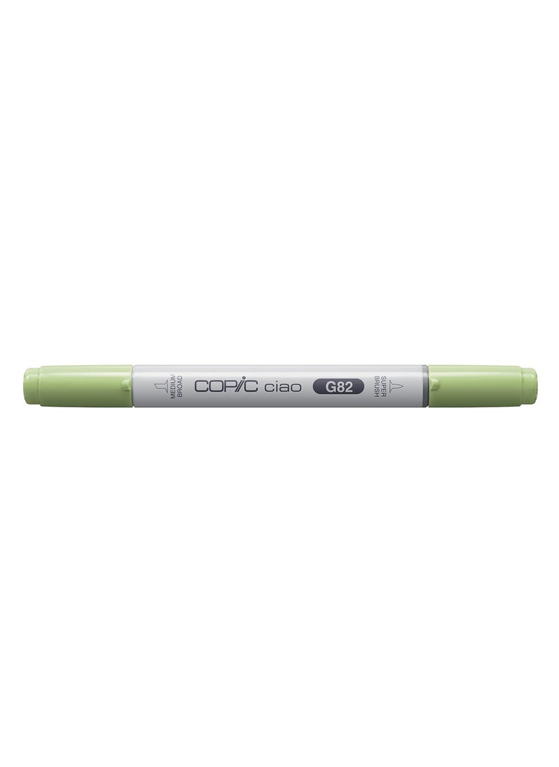COPIC Copic Markers G82 Ciao with Replaceable Nib, Spring Dim Green  - Image 1