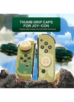 X-level Switch Thumb Grip Caps for The Legend of Zelda: Tears of The Kingdom, Soft Silicone Joystick Cover Compatible with Nintendo Switch/Switch OLED/Switch Lite - 4PCS  - Image 2