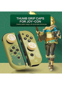 X-level Switch Thumb Grip Caps for The Legend of Zelda: Tears of The Kingdom, Soft Silicone Joystick Cover Compatible with Nintendo Switch/Switch OLED/Switch Lite - 4PCS  - Image 4
