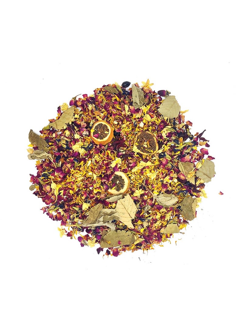Generic Ikon Aromartics Natural Potpourri Natural Fragrance Potpourri for Home Decor Natural Mood Enhancer Dried Flowers for Decoration Fine Living Aromatherapy Pack of 1150g  - Image 1