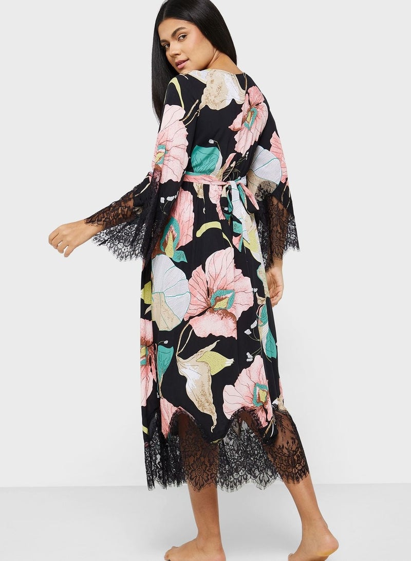 NIBEMINENT Floral Print Nightdress  - Image 2