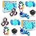 Cevioce 10Pcs Fidget Toys Adults PackStocking Stuffers for Teens Boys GirlsAutism Sensory Toys with Fidget Spinner Slug Magnetic RingsSquishy Fidget Toys ADHD Stress ReliefParty Favor for KidBB - Image 2