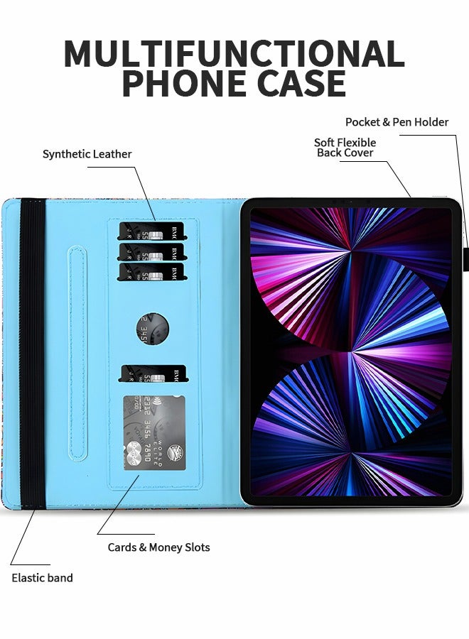 GROIC Case for iPad Pro 11 Inch(2018/2019/2020/2021/2022) iPadair4/air5 10.9 Inch 360 Degree Rotating Stand Case Protective Cover with Auto Sleep/Wake Function Magnetic Tablet Shell with Pencil Holder - Image 4