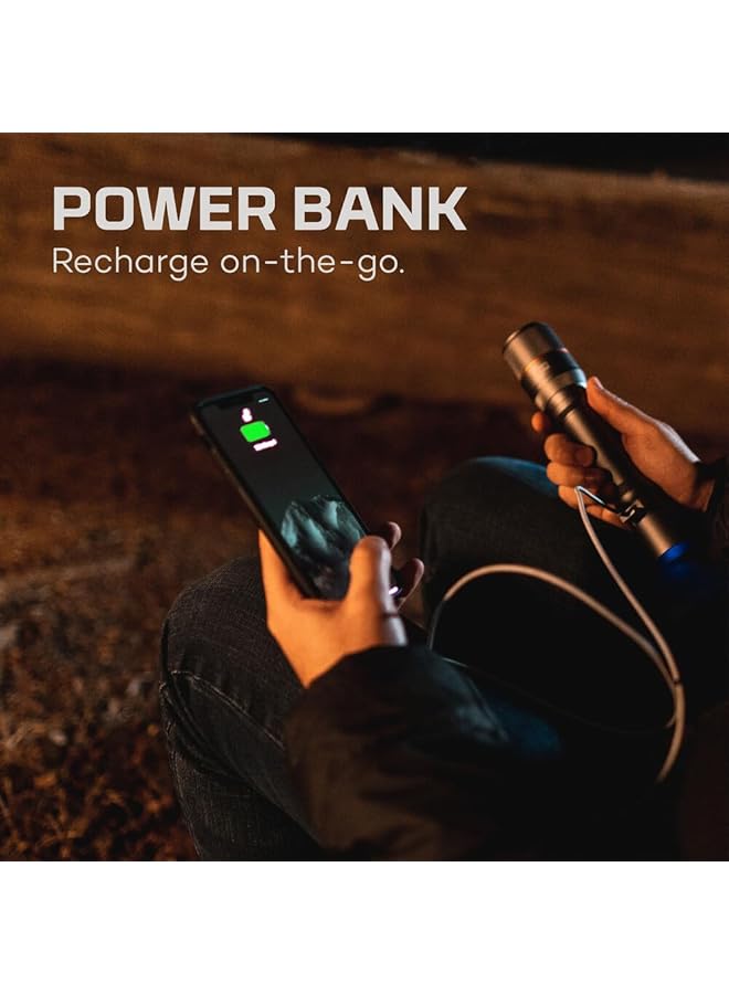 NEBO DAVINCI 3500 Rechargeable 3 500 Lumen Handheld Flashlight with Power Bank - Image 5