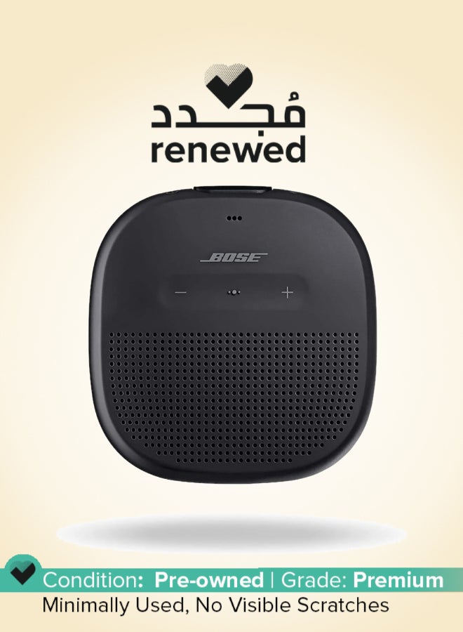 BOSE Renewed - SoundLink Micro, Portable Outdoor Waterproof Speaker with Wireless Bluetooth Connectivity - Black Black - Image 1