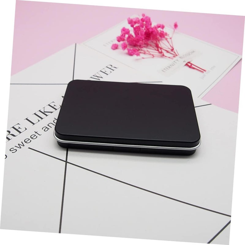 2pcs Diy Eyeshadow Supplies Square Eyeshadow Case Box Mirror for Women - Image 4