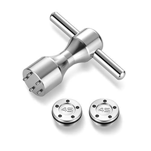 ROYMADE Golf Putter Weights for Scotty Cameron 2pcs 5g10g15g20g25g30g35g40g45g with Wrench Kit Set Compatible with Titleist Scotty Cameron Putter Newport 2pcs 45gWrench - Image 1