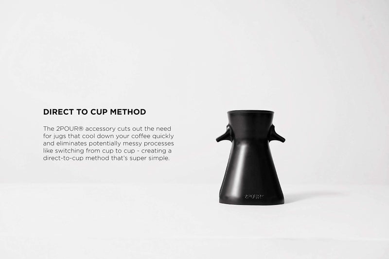 2POUR حامل قهوة مزدوج 2POURÂ® متوافق مع AeropressÂ® - ملحق لتحضير كوبين سعة 8 أونصات، يعمل مع آلات القهوة الصغيرة (غير مناسب للإصدار XL) - Image 4