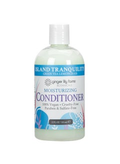 Ginger Lily Farms Botanicals Moisturizing Conditioner for Dry Hair Island Tranquility 100 Vegan  CrueltyFree Green Tea Lemongrass Scent 12 Fl Oz