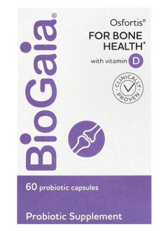 BioGaia Osfortis with Vitamin D 60 Probiotic Capsules 