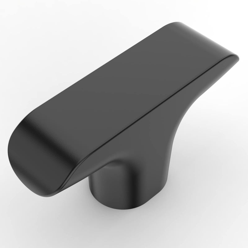 Amerdeco 10 Pack Matte Black Cabinet Knobs & Pulls, 2 Inch(50MM), Kitchen & Bathroom Cabinets - Image 1