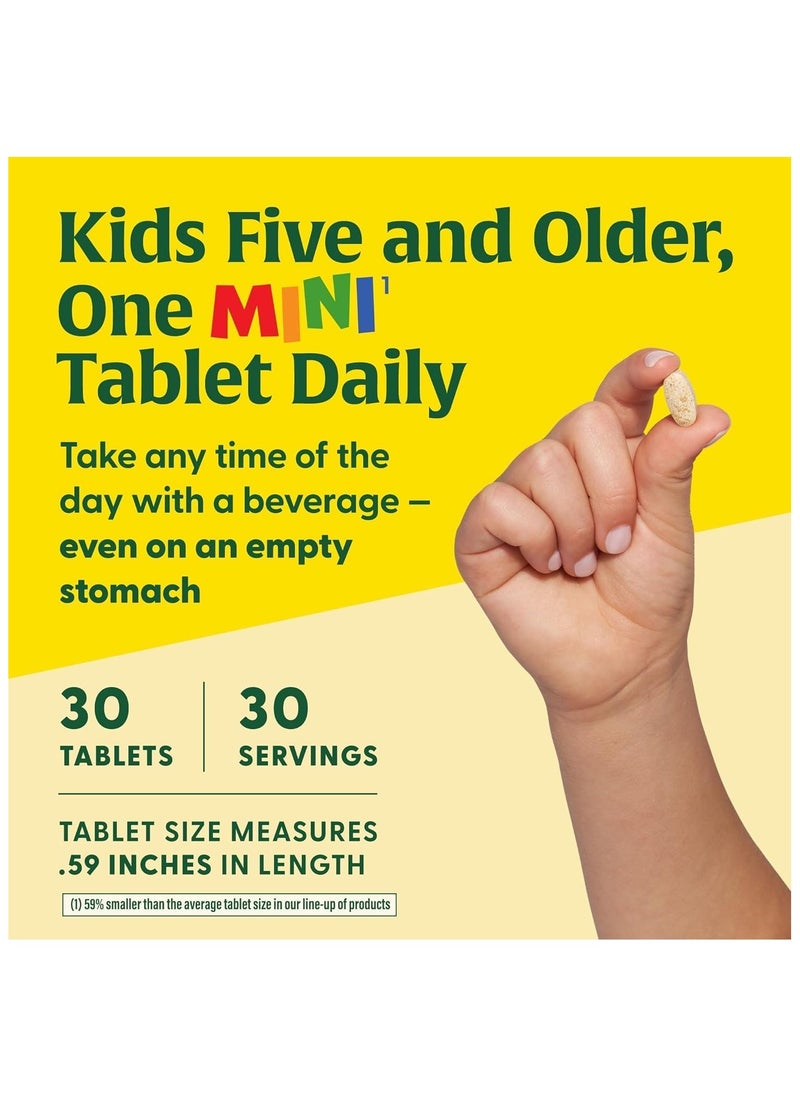 MegaFood MegaFood Kids B Complex-B Complex SUPPORTS CELLULAR ENERGY METABOLISM AND NERVOUS SYSTEM HEALTHMADE WITH ALL EIGHT B VITAMINS DIETARY SUPPLEMENT 30 MINI TABLETS / 30 SERVINGS  - Image 4