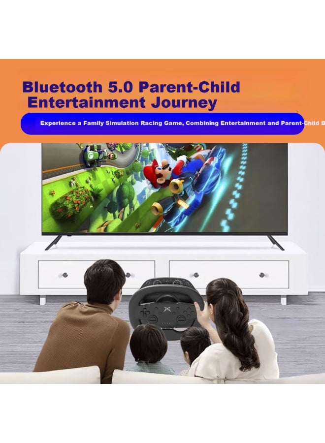 Keteng Switch Bluetooth Wireless Game Steering Wheel, Mario Racing Game, Run Run Karting, Qq Racing, Pc Extreme Racing, Speeding Car Simulator, 2 Atmosphere Dashboard, Driving Controller - Image 4