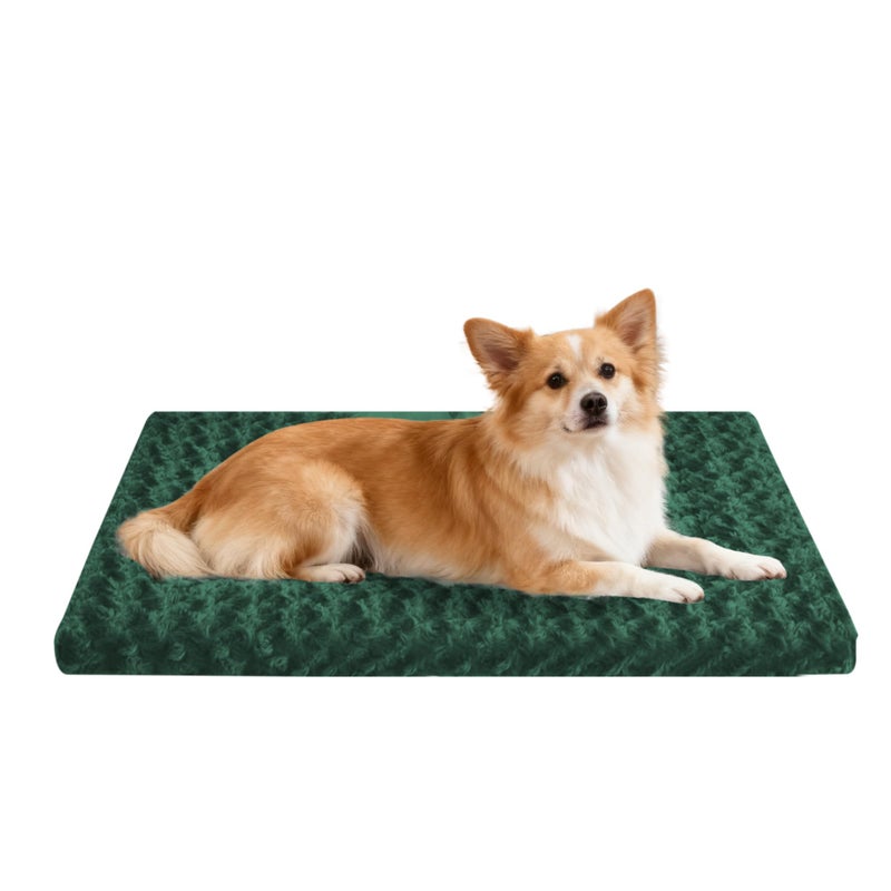 pobopobo Dog Bed Mat for SmallMediumLarge Dogs Sleeping Soft Durable Washable AntiSlip Crate Pads Reversible Dog Mat Bed Kennel Mat Cat Bed M302015 - Image 2